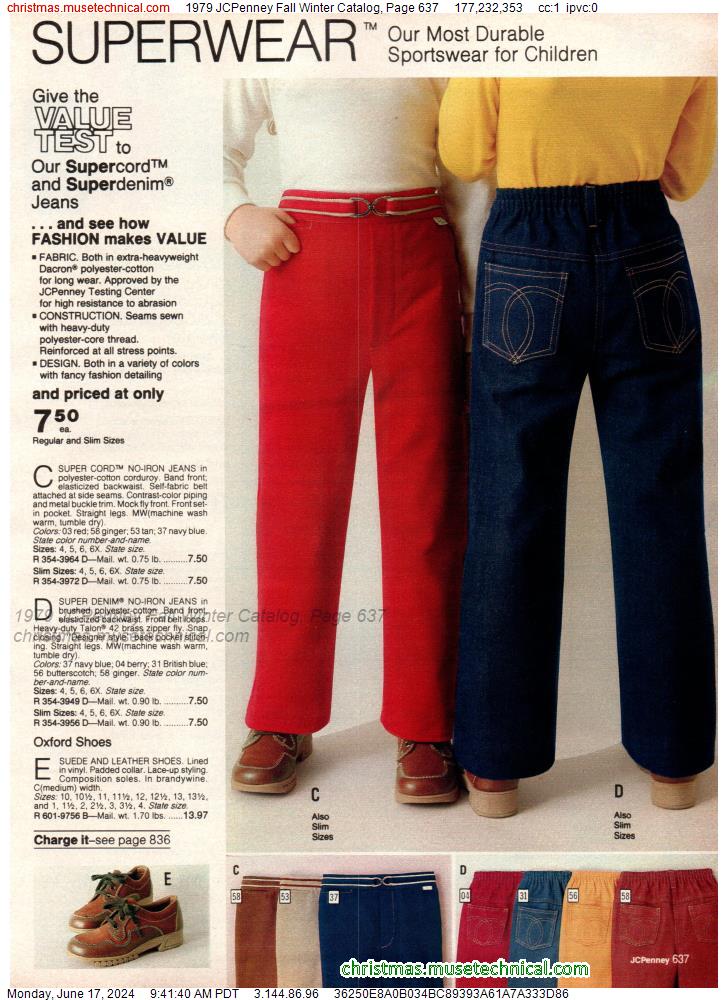 1979 JCPenney Fall Winter Catalog, Page 637