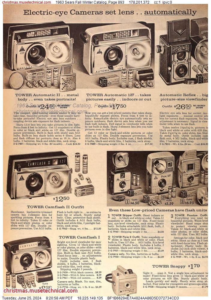 1963 Sears Fall Winter Catalog, Page 893