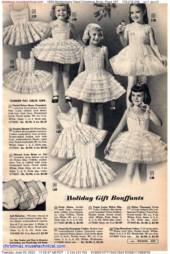 1959 Montgomery Ward Christmas Book, Page 197