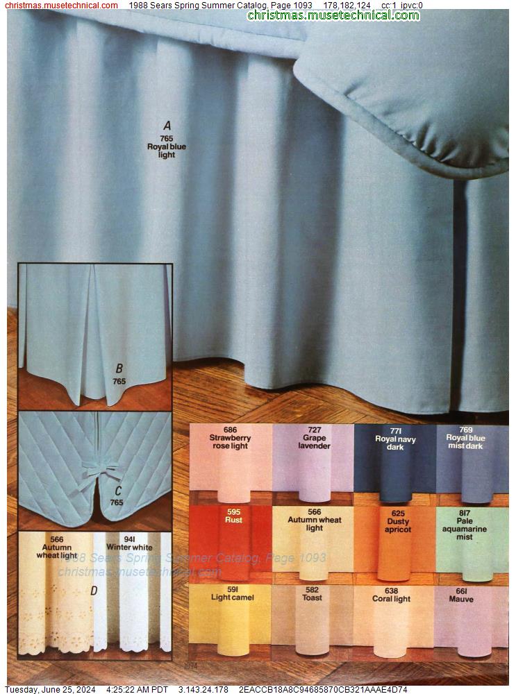 1988 Sears Spring Summer Catalog, Page 1093