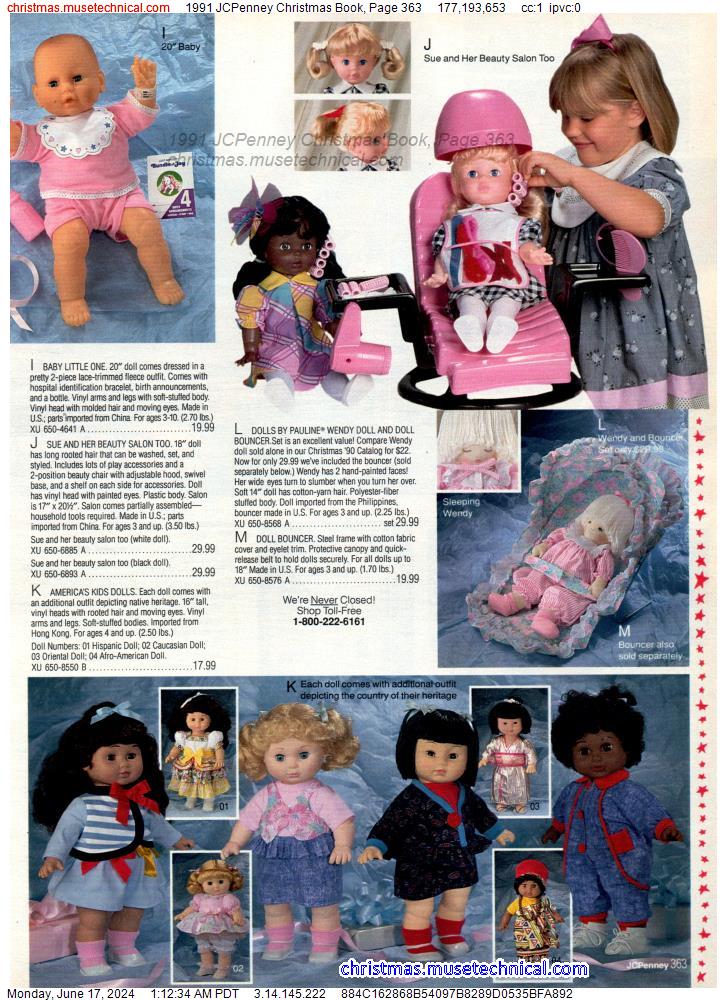 1991 JCPenney Christmas Book, Page 363