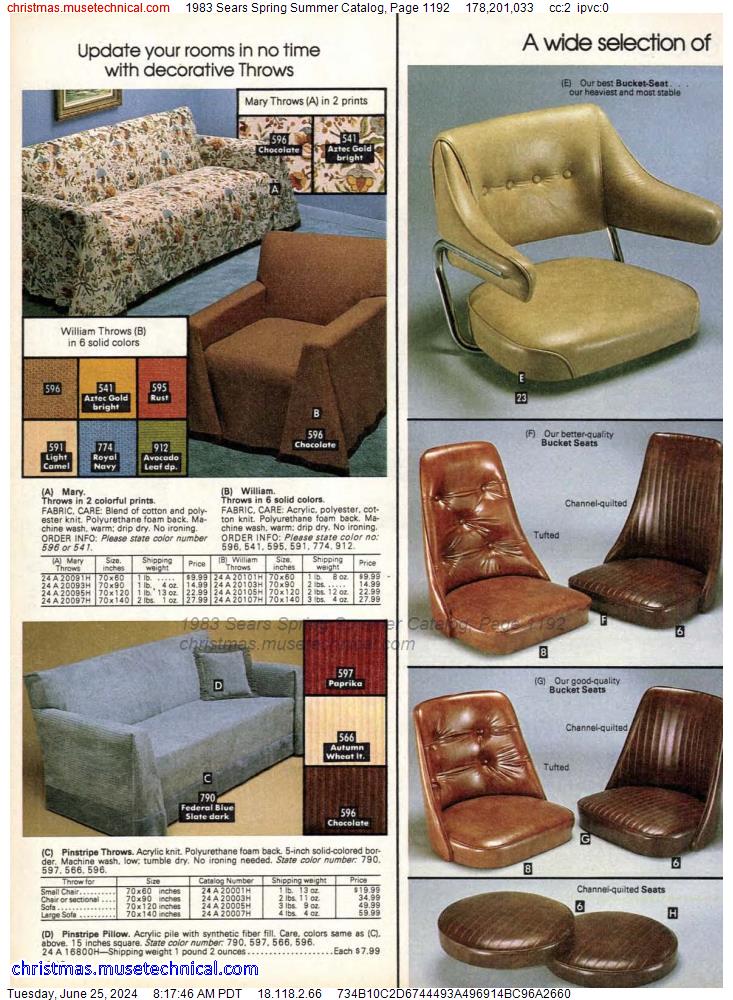 1983 Sears Spring Summer Catalog, Page 1192