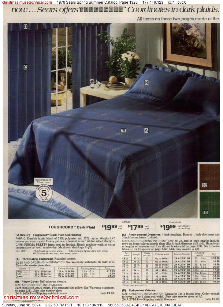 1979 Sears Spring Summer Catalog, Page 1326