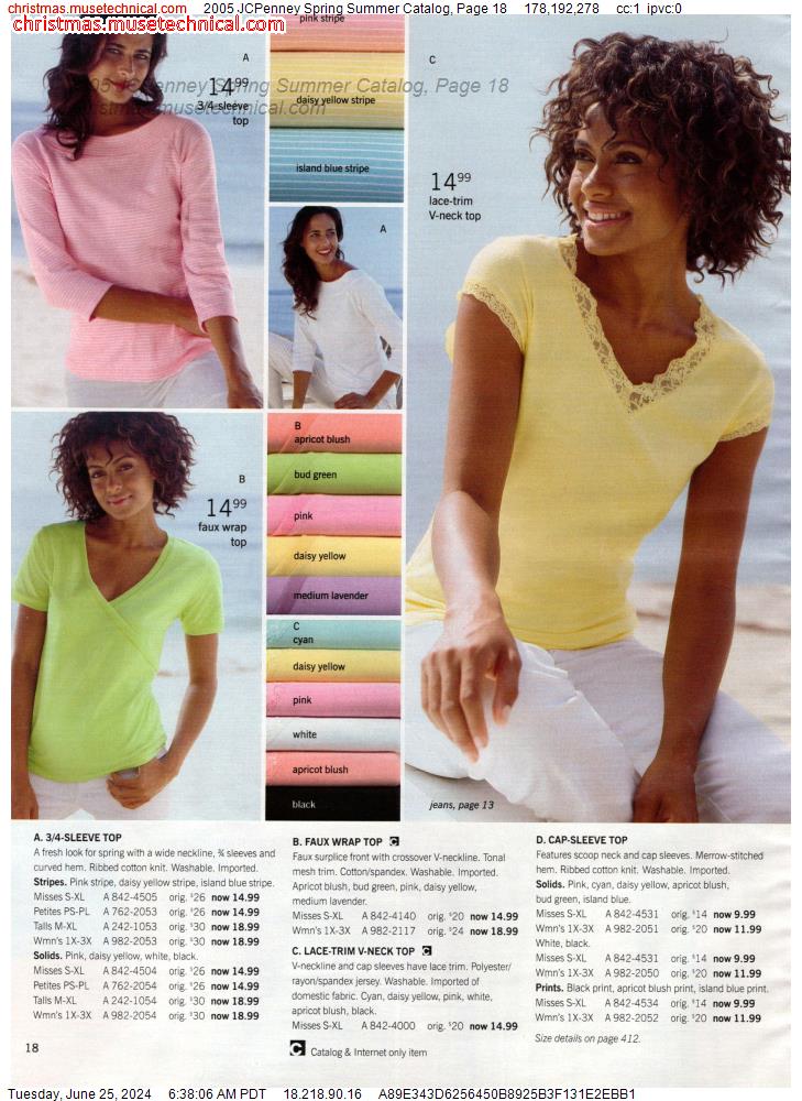 2005 JCPenney Spring Summer Catalog, Page 18