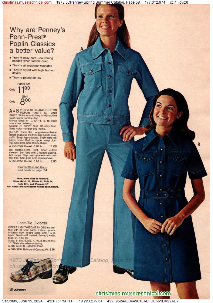 1973 JCPenney Spring Summer Catalog, Page 58