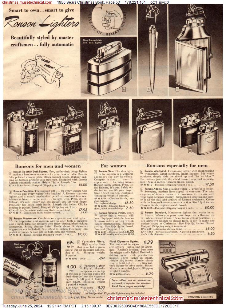 1950 Sears Christmas Book, Page 53