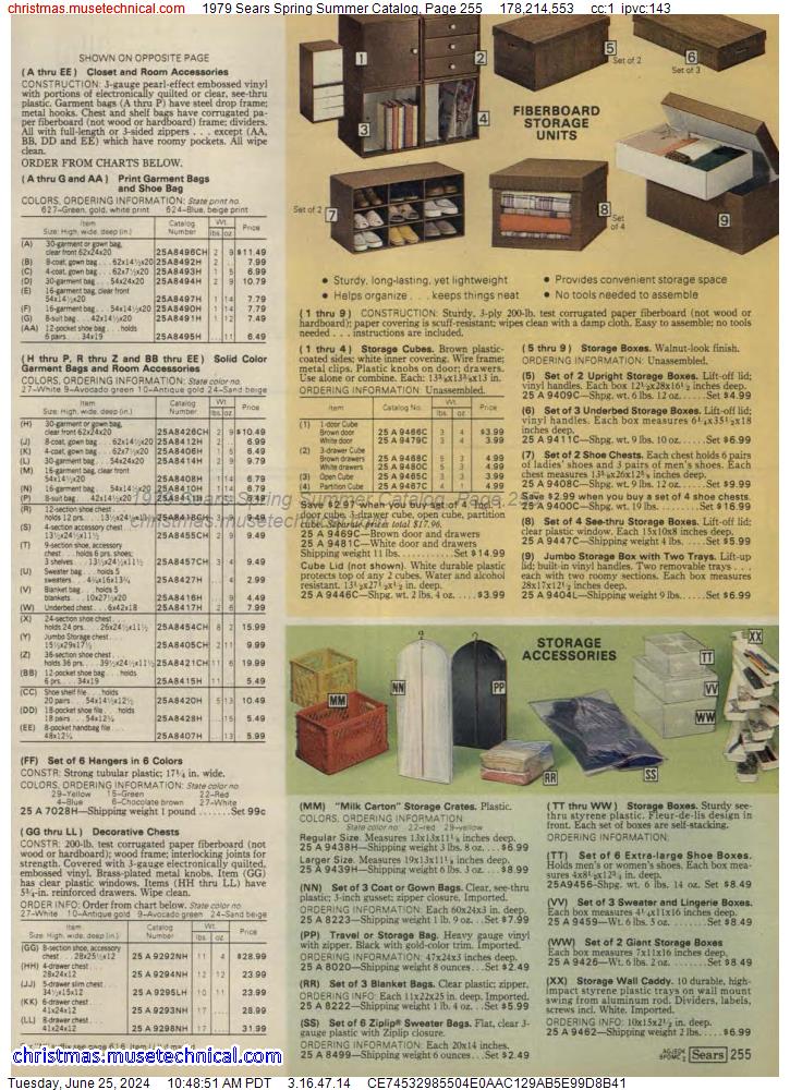 1979 Sears Spring Summer Catalog, Page 255