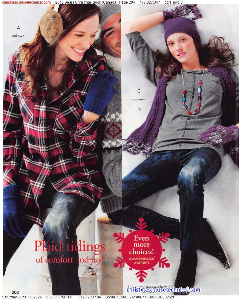 2010 Sears Christmas Book (Canada), Page 204