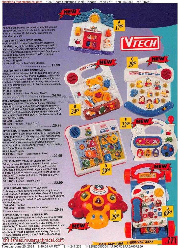 1997 Sears Christmas Book (Canada), Page 777