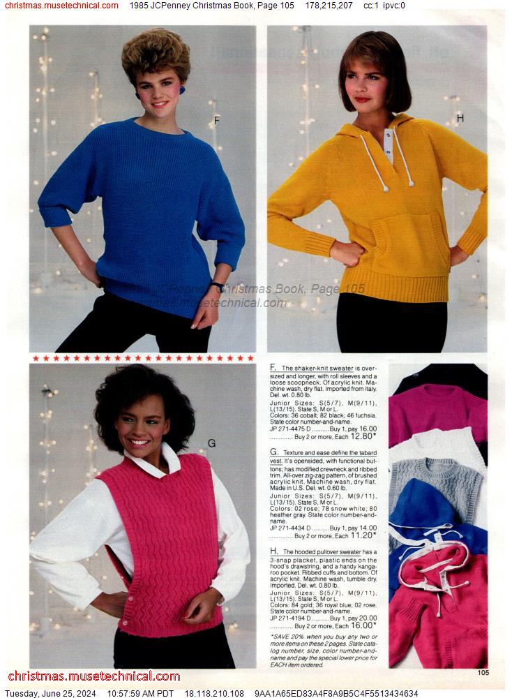 1985 JCPenney Christmas Book, Page 105