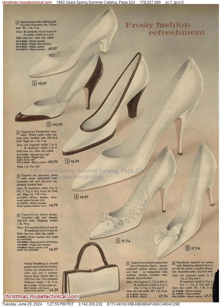 1962 Sears Spring Summer Catalog, Page 224