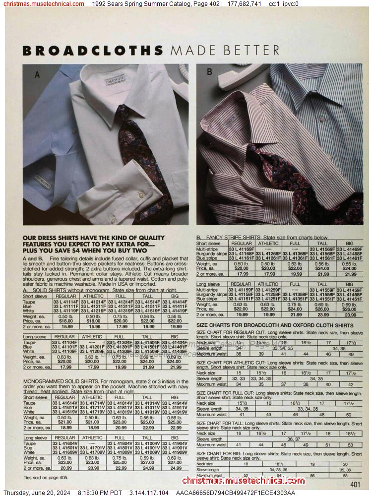 1992 Sears Spring Summer Catalog, Page 402