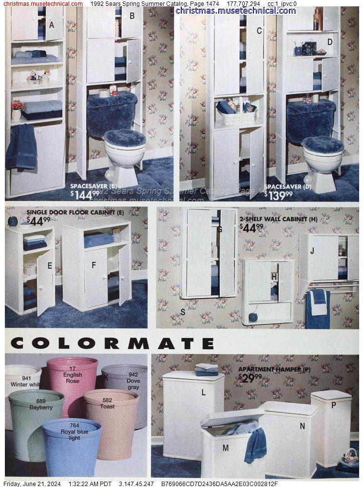 1992 Sears Spring Summer Catalog, Page 1474