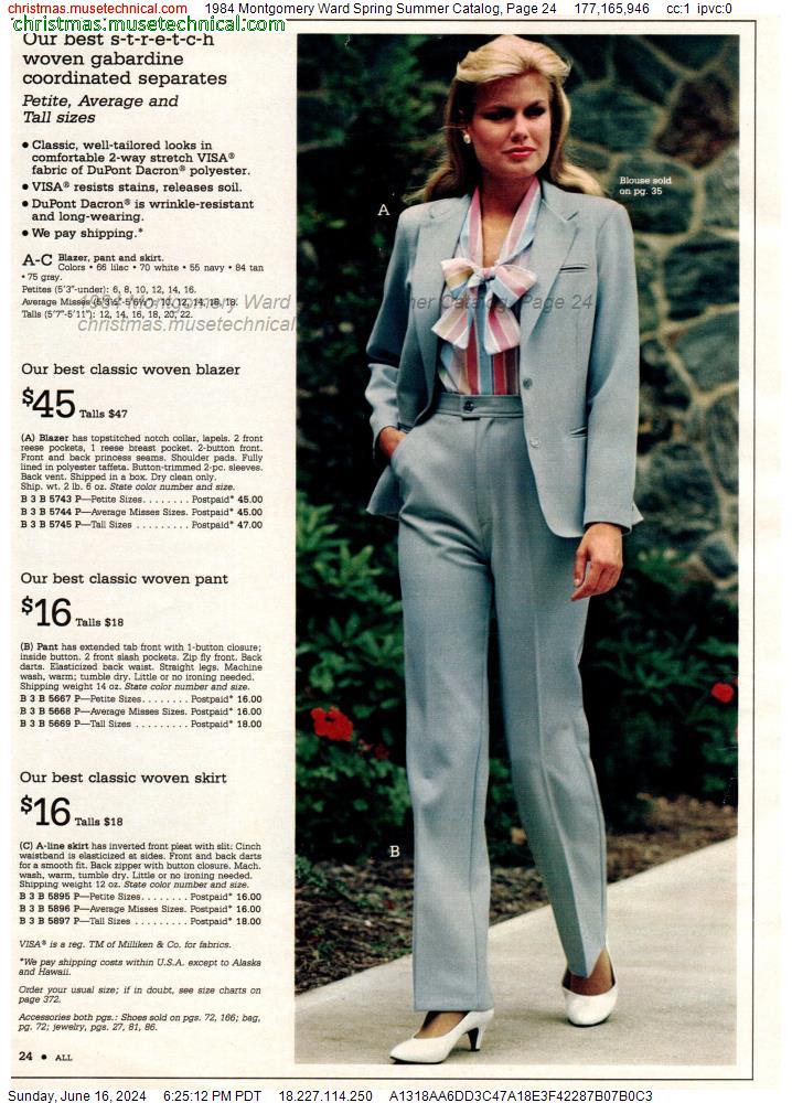 1984 Montgomery Ward Spring Summer Catalog, Page 24