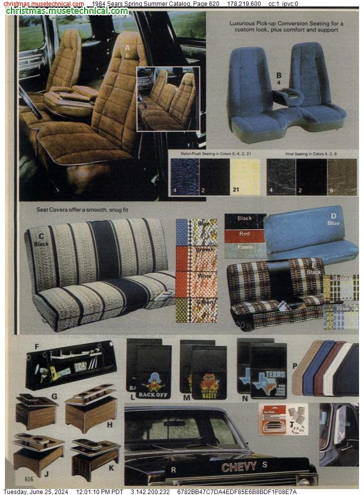 1984 Sears Spring Summer Catalog, Page 620