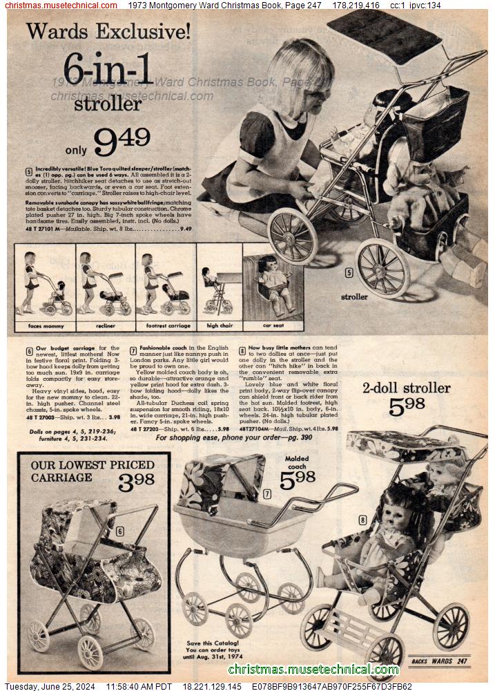 1973 Montgomery Ward Christmas Book, Page 247