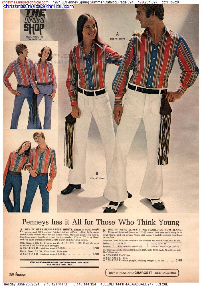 1971 JCPenney Spring Summer Catalog, Page 394