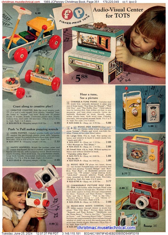 1969 JCPenney Christmas Book, Page 351