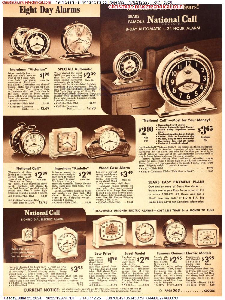 1941 Sears Fall Winter Catalog, Page 592