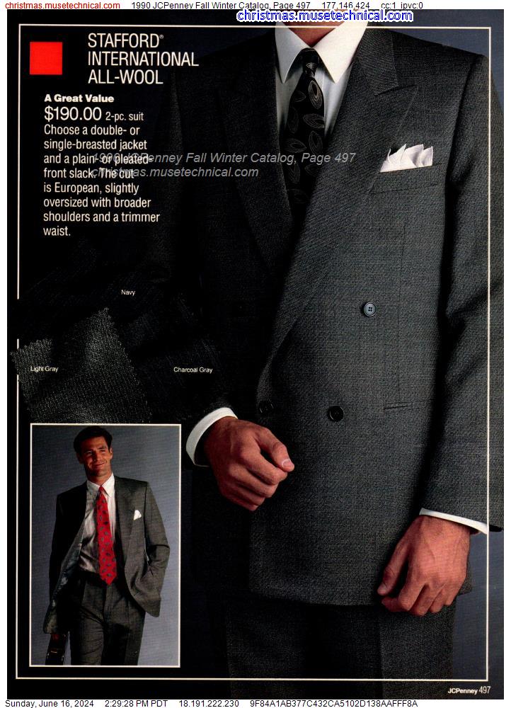1990 JCPenney Fall Winter Catalog, Page 497