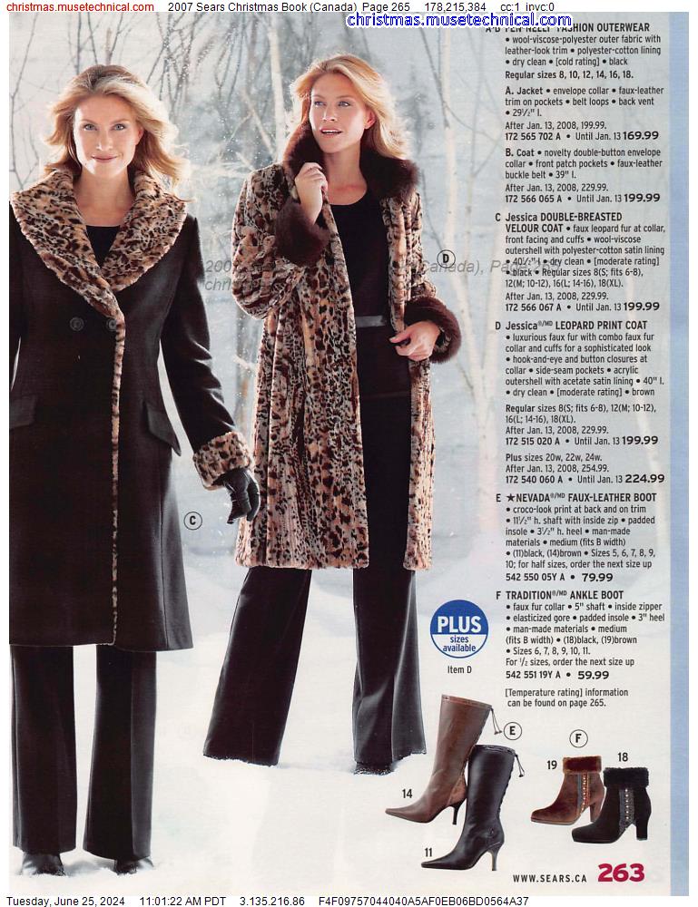 2007 Sears Christmas Book (Canada), Page 265