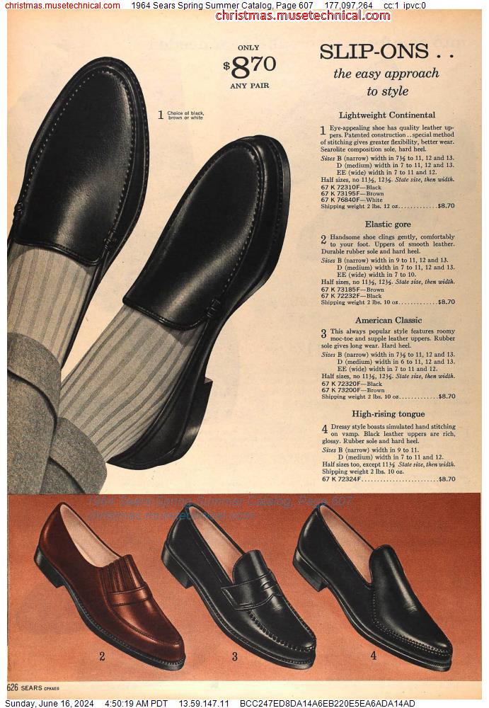 1964 Sears Spring Summer Catalog, Page 607