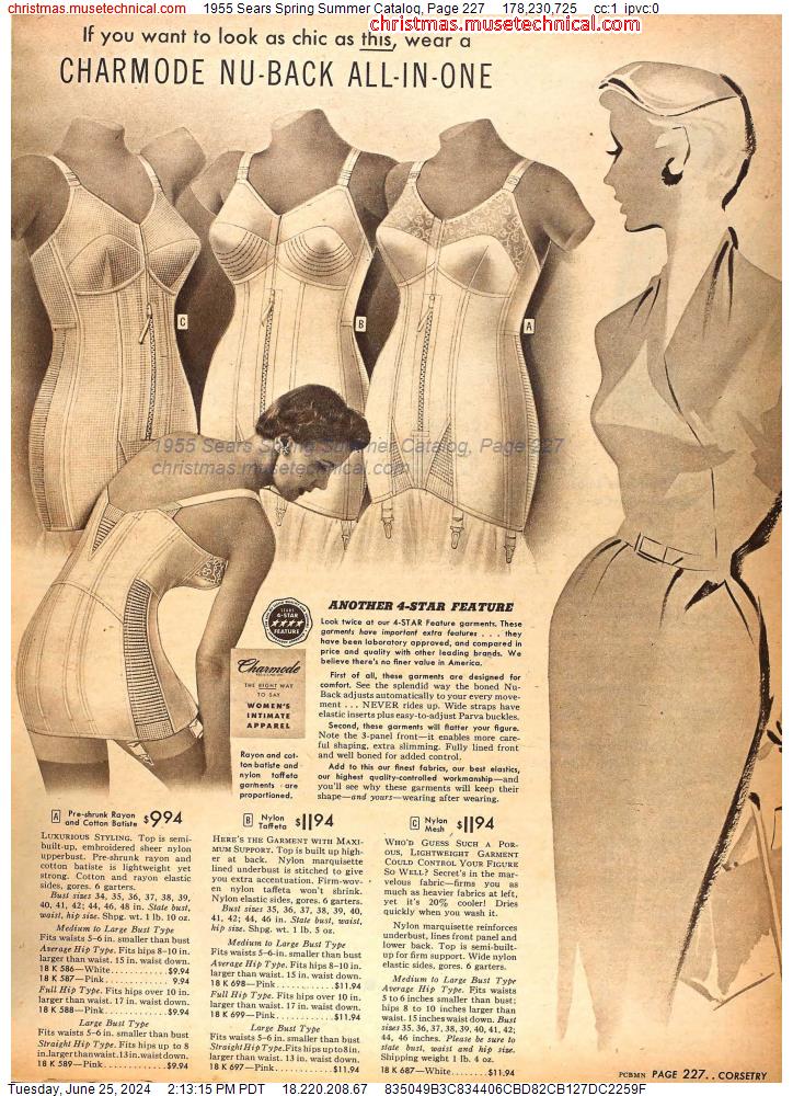1955 Sears Spring Summer Catalog, Page 227
