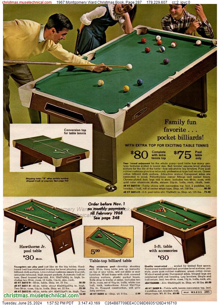 1967 Montgomery Ward Christmas Book, Page 287
