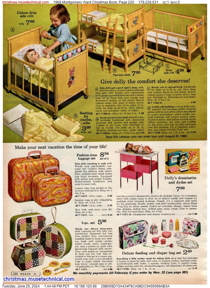 1968 Montgomery Ward Christmas Book, Page 220
