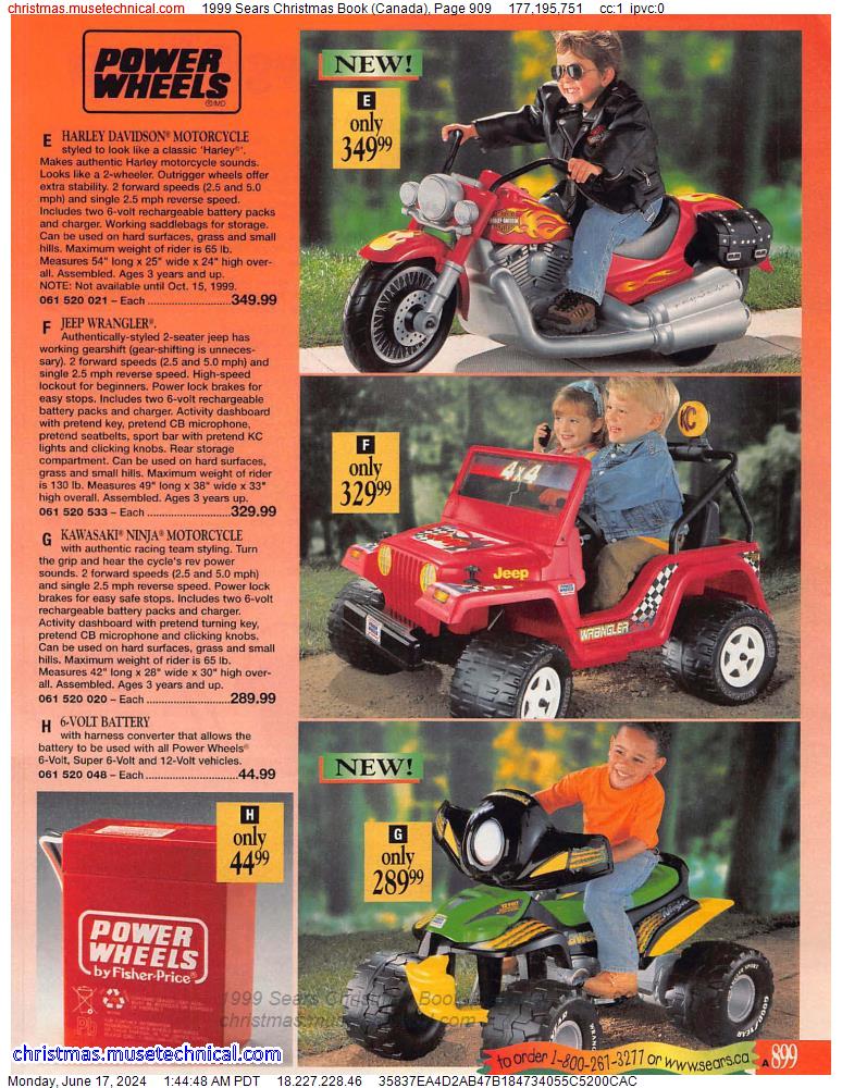 1999 Sears Christmas Book (Canada), Page 909