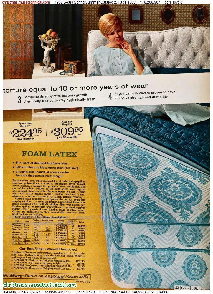 1968 Sears Spring Summer Catalog 2, Page 1368