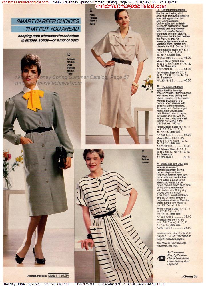 1986 JCPenney Spring Summer Catalog, Page 57