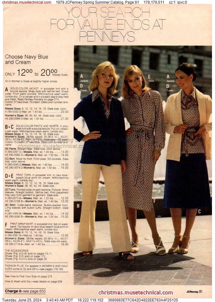 1979 JCPenney Spring Summer Catalog, Page 91
