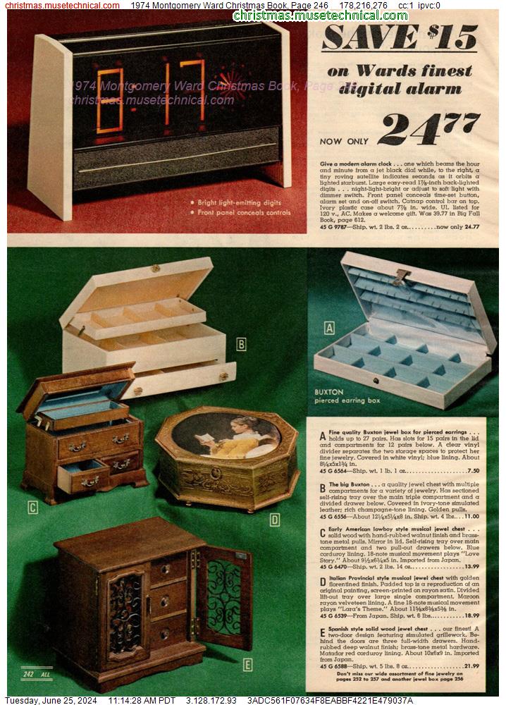 1974 Montgomery Ward Christmas Book, Page 246