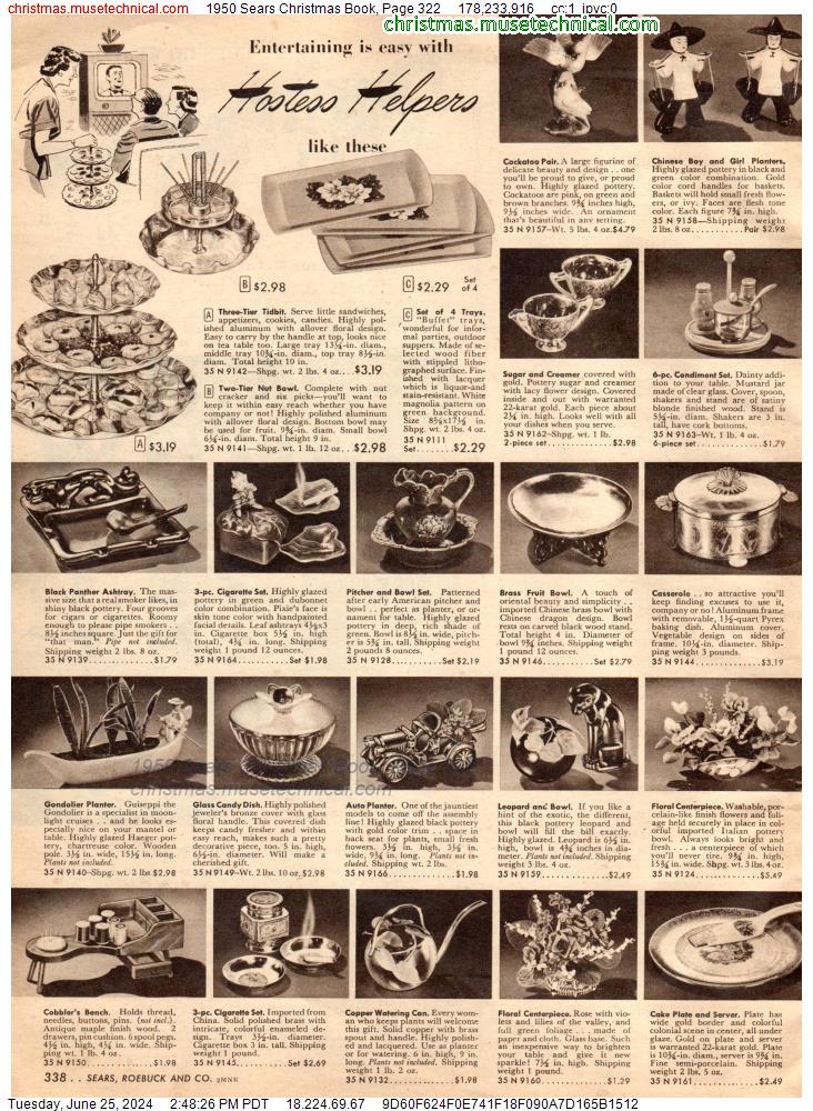 1950 Sears Christmas Book, Page 322