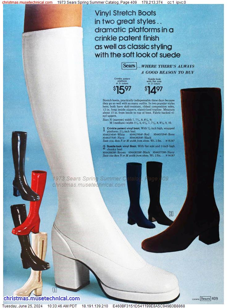 1973 Sears Spring Summer Catalog, Page 409