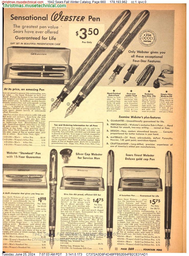 1942 Sears Fall Winter Catalog, Page 660