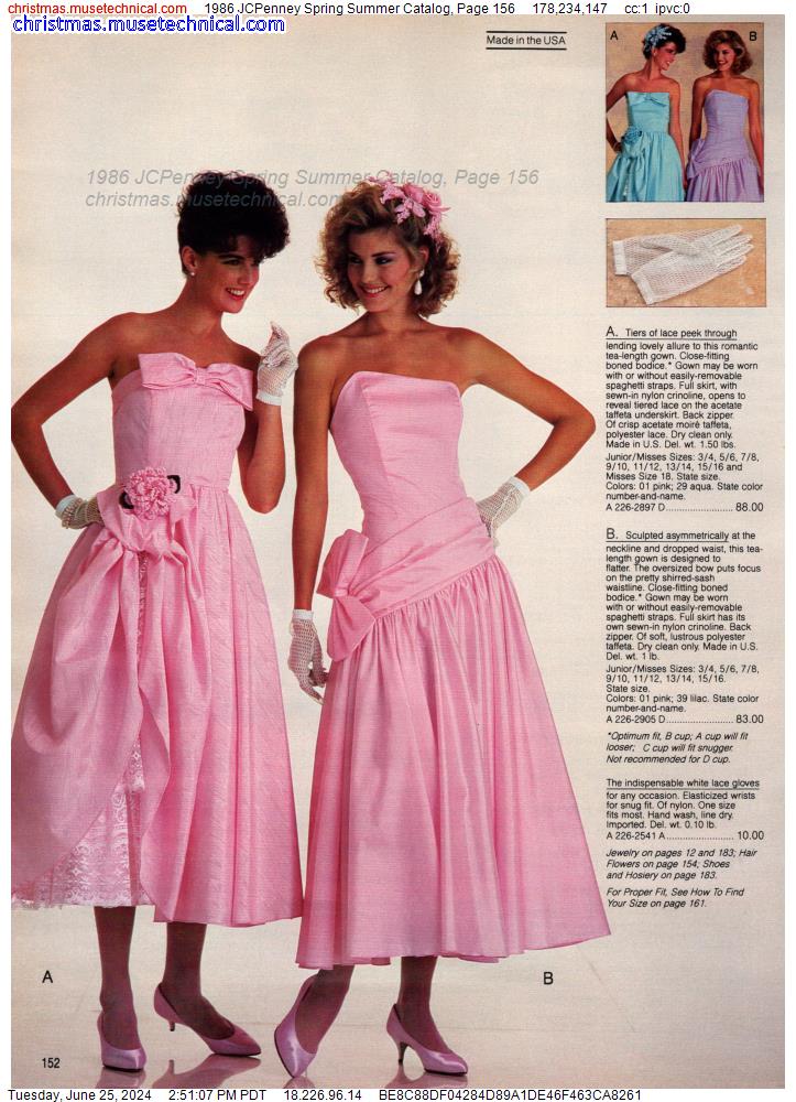 1986 JCPenney Spring Summer Catalog, Page 156