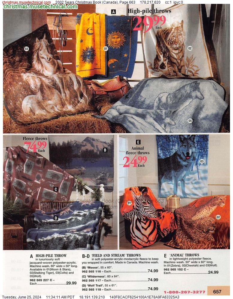 2002 Sears Christmas Book (Canada), Page 663