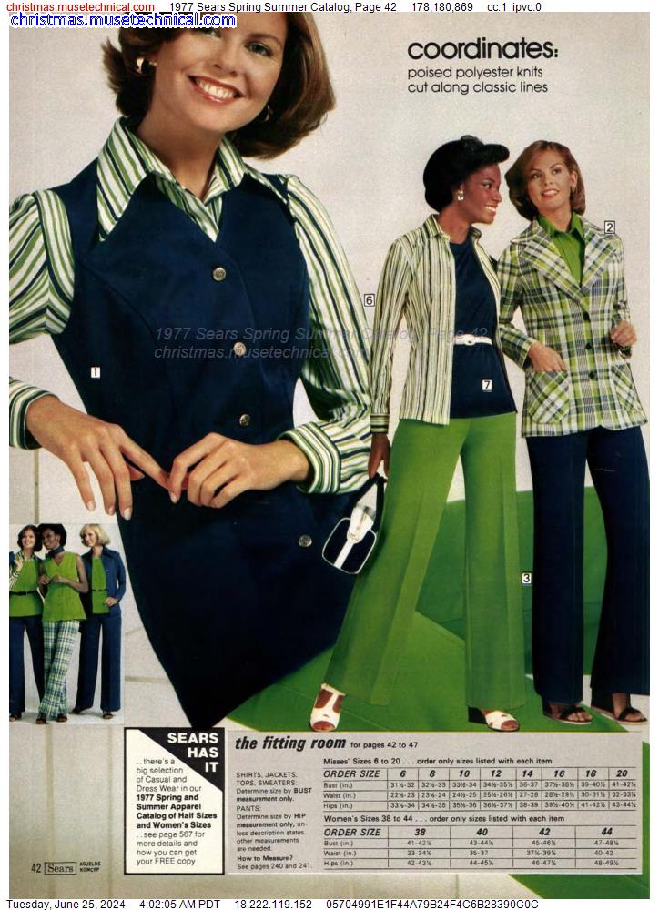 1977 Sears Spring Summer Catalog, Page 42
