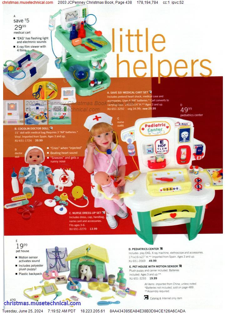 2003 JCPenney Christmas Book, Page 438
