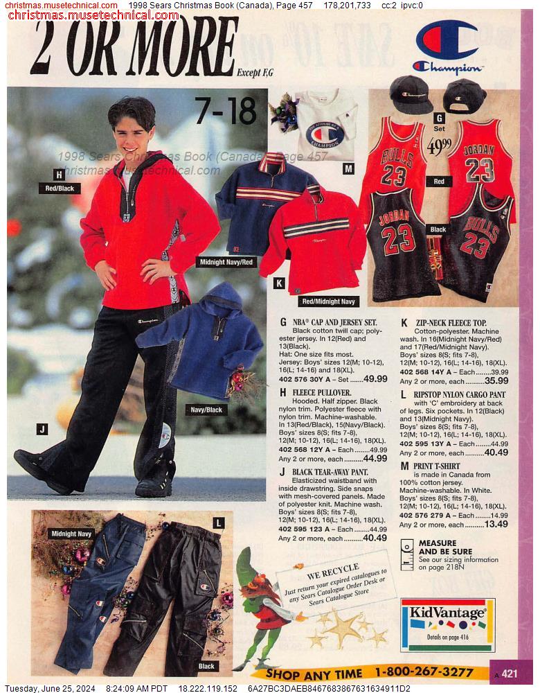 1998 Sears Christmas Book (Canada), Page 457