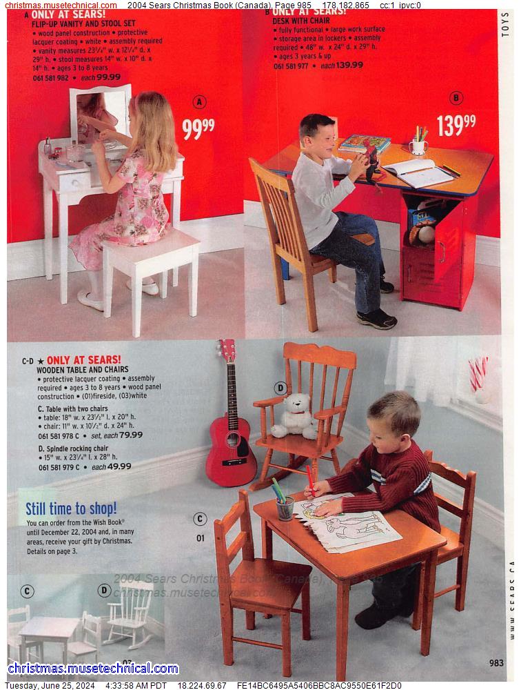 2004 Sears Christmas Book (Canada), Page 985