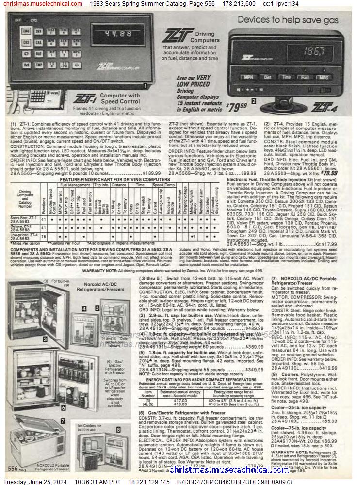 1983 Sears Spring Summer Catalog, Page 556