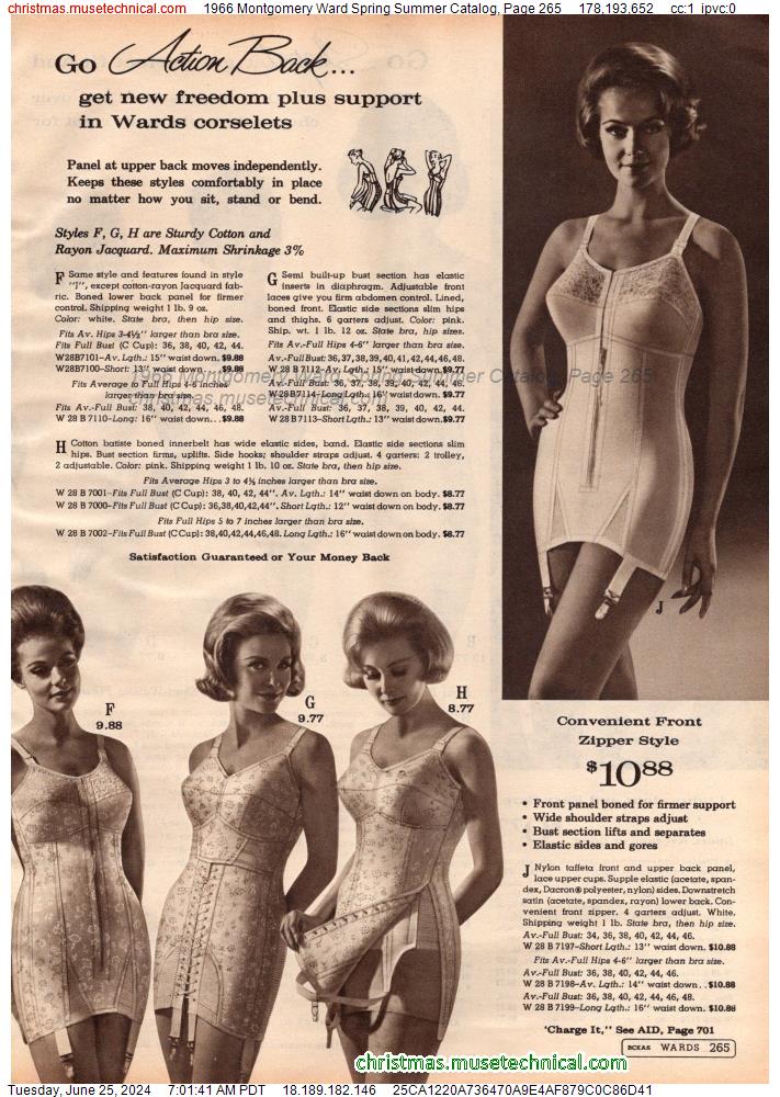 1966 Montgomery Ward Spring Summer Catalog, Page 265