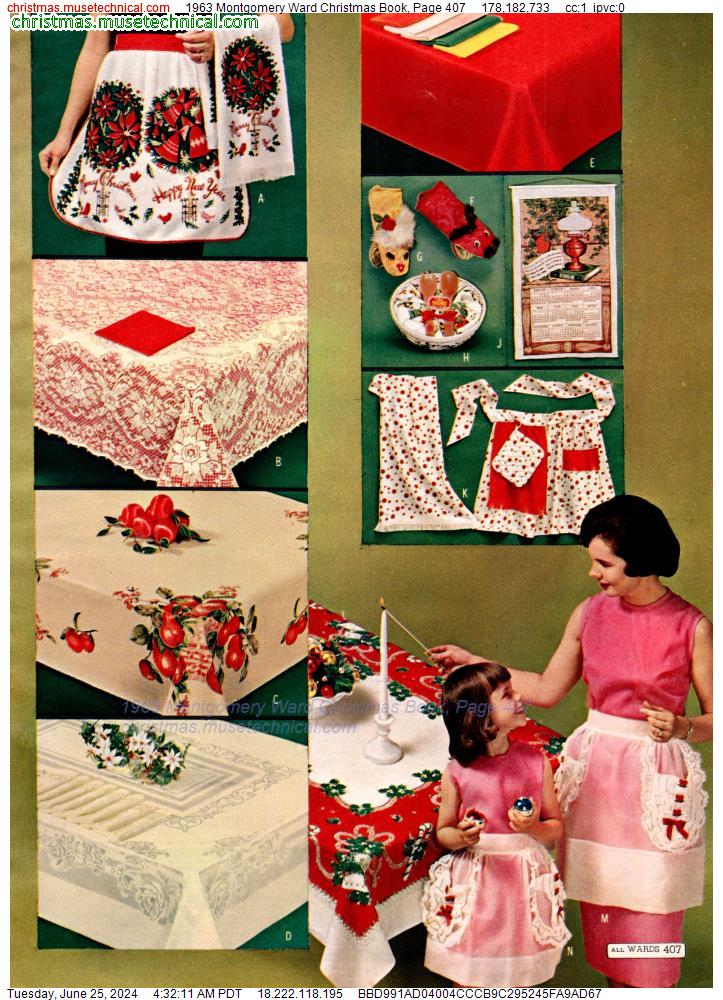 1963 Montgomery Ward Christmas Book, Page 407