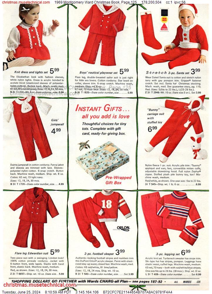 1969 Montgomery Ward Christmas Book, Page 125