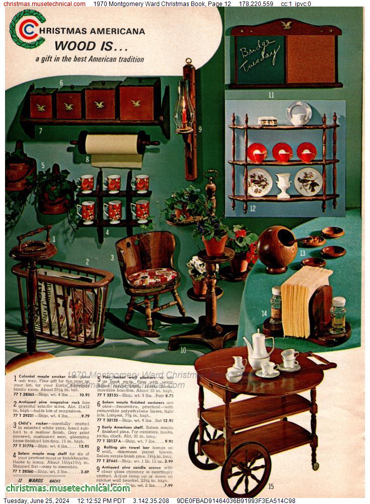 1970 Montgomery Ward Christmas Book, Page 12