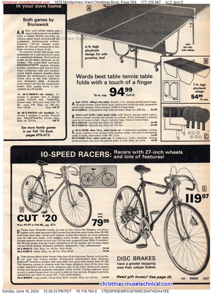 1976 Montgomery Ward Christmas Book, Page 269