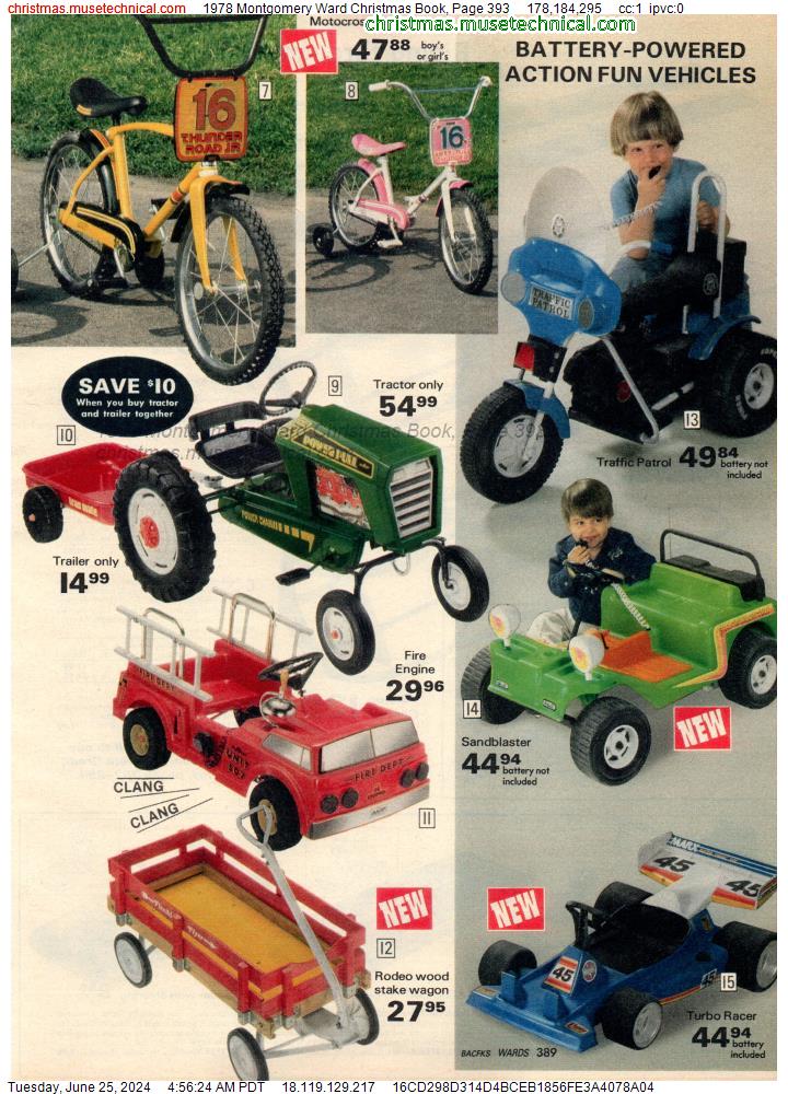 1978 Montgomery Ward Christmas Book, Page 393